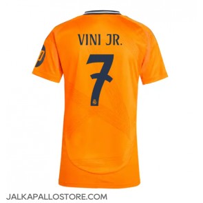 Real Madrid Vinicius Junior #7 Vieraspaita Naisten 2024-25 Lyhythihainen